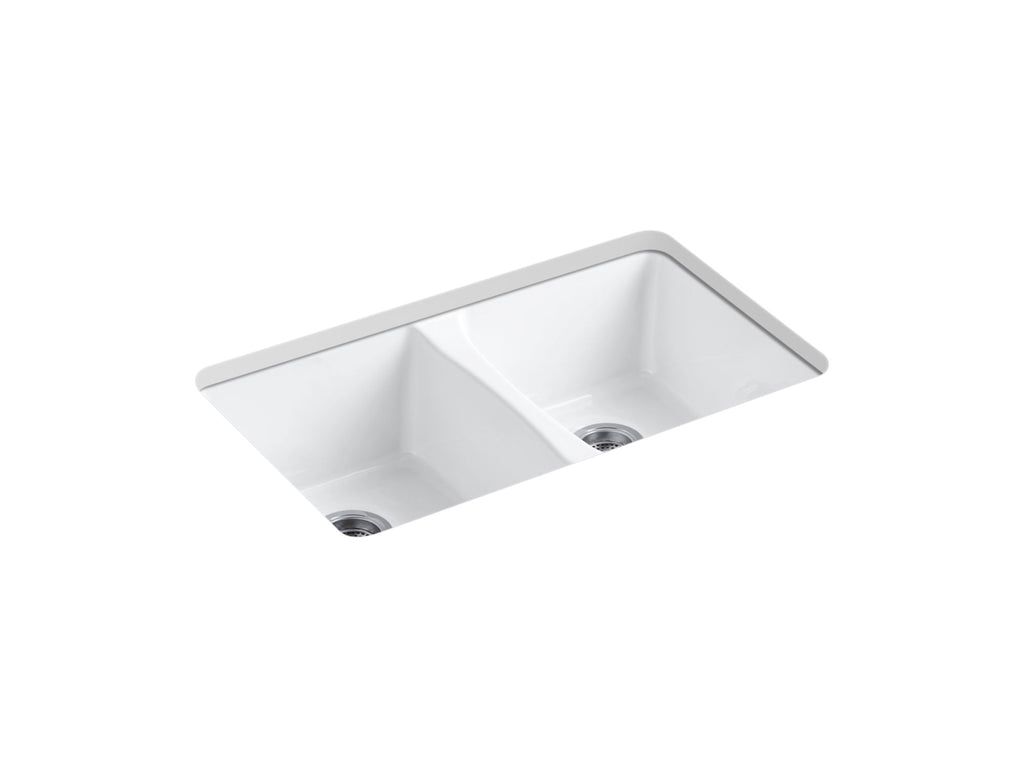 Deerfield® 33" Undermount Double-Bowl Kitchen Sink