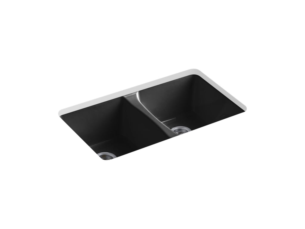 Deerfield® 33" Undermount Double-Bowl Kitchen Sink