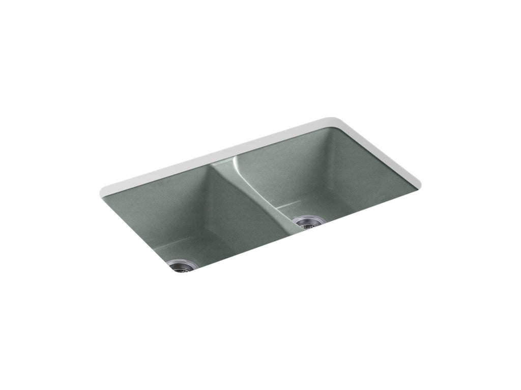 Deerfield® 33" Undermount Double-Bowl Kitchen Sink