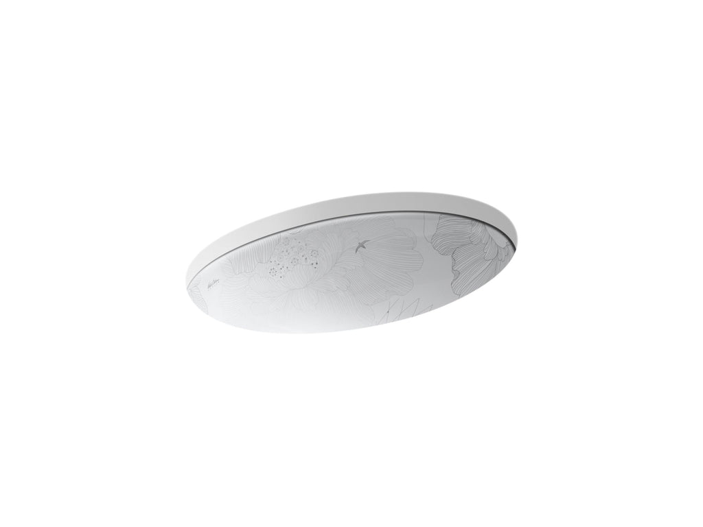 Empress Bouquet™ Vintage® 24" Oval Undermount Bathroom Sink