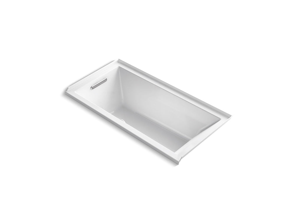 Underscore® 60" X 30" Alcove Bath With Bask® Heated Surface, Left Drain