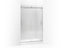 Levity® Sliding Shower Door, 74" H X 43-5/8 - 47-5/8" W, With 1/4" Thick Crystal Clear Glass