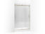 Levity® Sliding Shower Door, 74" H X 43-5/8 - 47-5/8" W, With 1/4" Thick Crystal Clear Glass