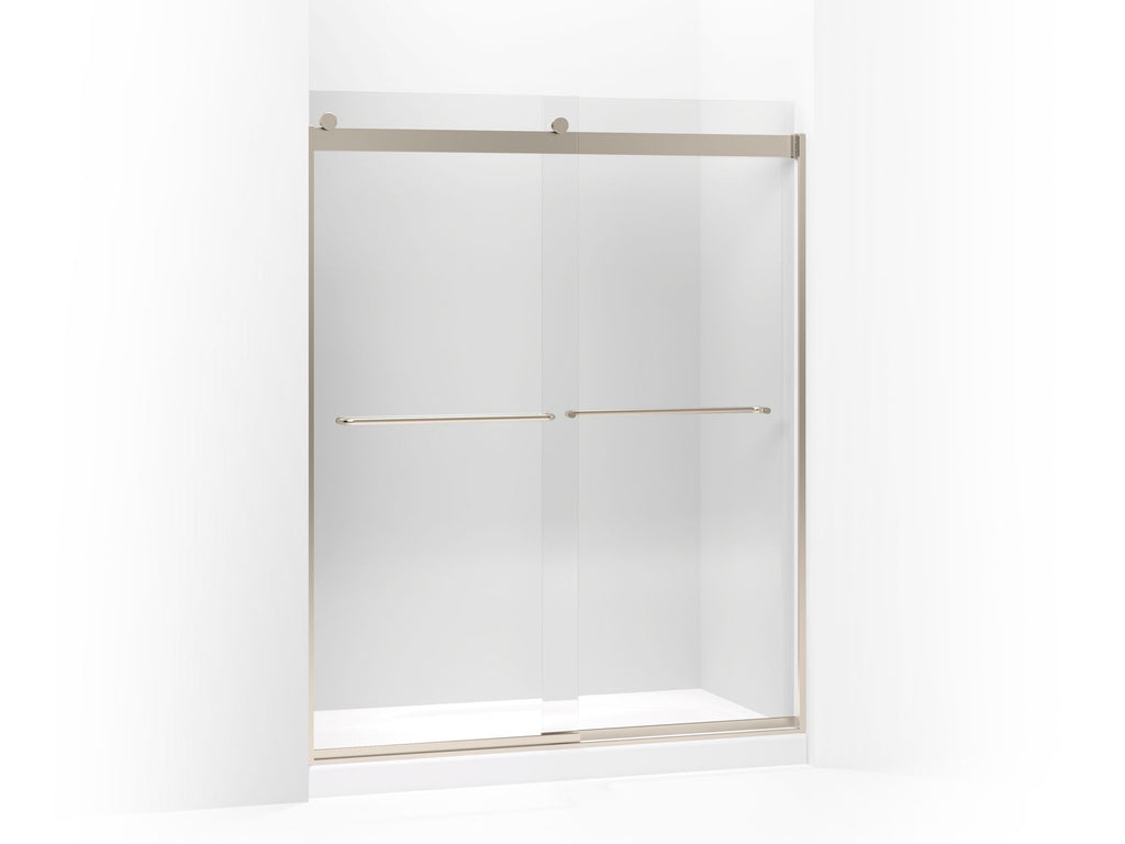 Levity® 74" H Sliding Shower Door With 1/4"-Thick Glass