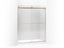 Levity® 74" H Sliding Shower Door With 1/4"-Thick Glass