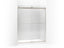Levity® 74" H Sliding Shower Door With 1/4"-Thick Glass