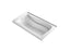 Mariposa® 66" X 36" Alcove Heated Bubblemassage™ Air Bath With Bask® Heated Surface, Left Drain