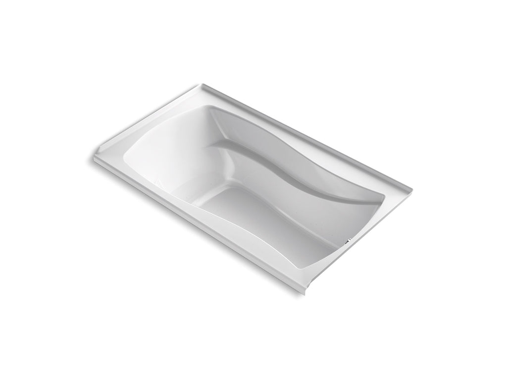 Mariposa® 66" X 36" Alcove Heated Bubblemassage™ Air Bath With Bask® Heated Surface And Right-Hand Drain