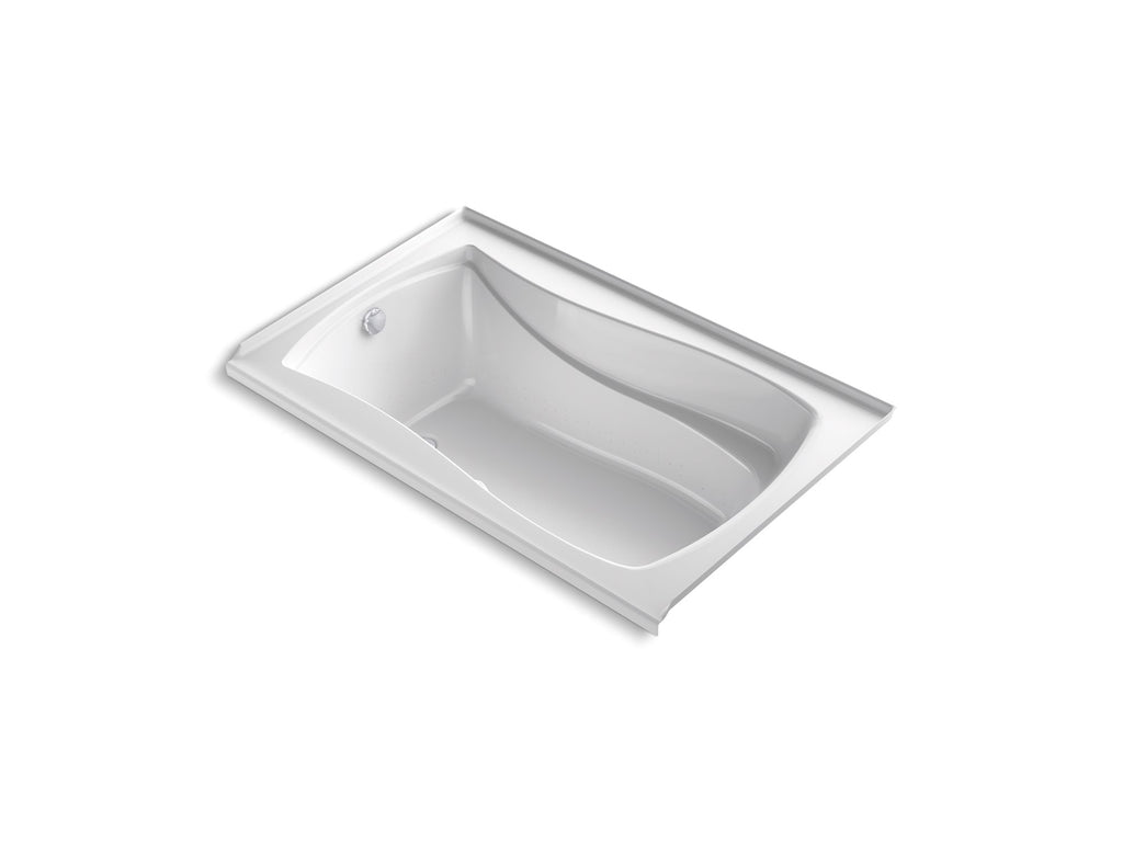Mariposa® 60" X 36" Alcove Heated Bubblemassage™ Air Bath With Bask® Heated Surface, Left Drain