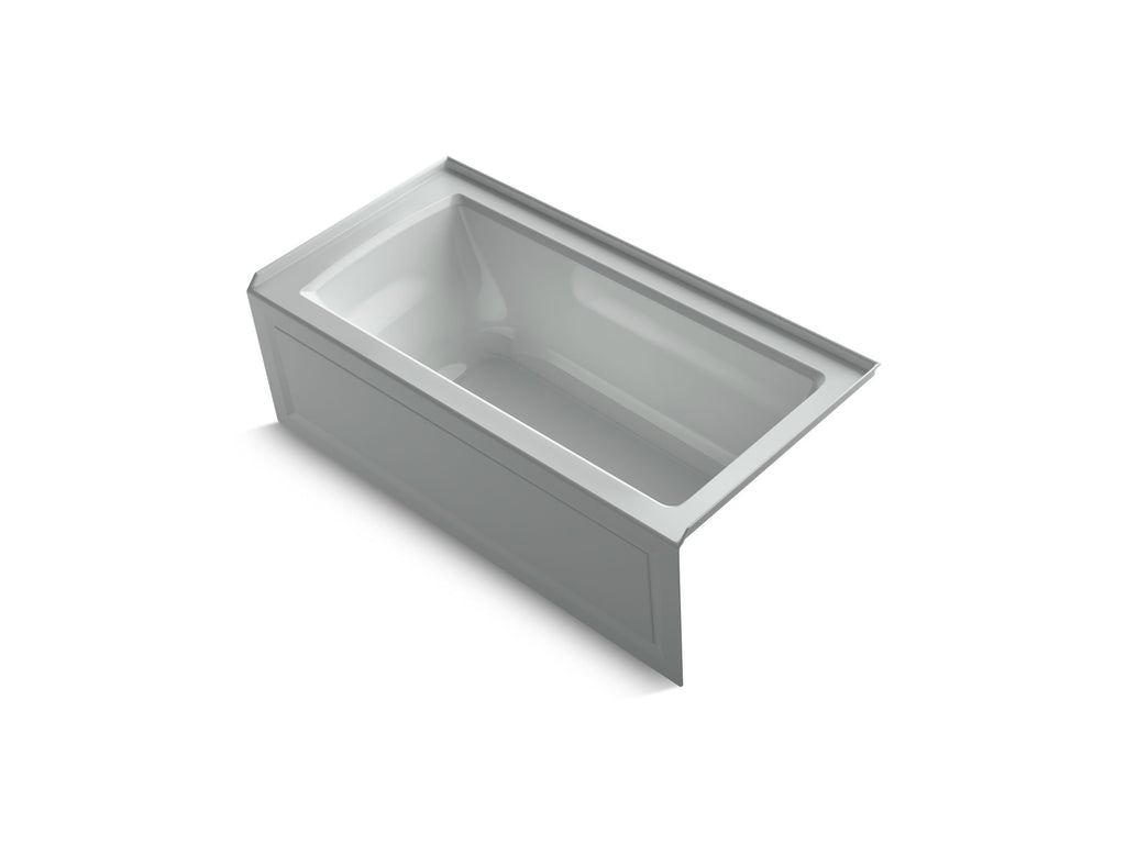 Archer® 60" X 30" Alcove Bath With Bask® Heated Surface, Right Drain