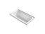 Archer® 60" X 30" Alcove Heated Whirlpool Bath, Left Drain