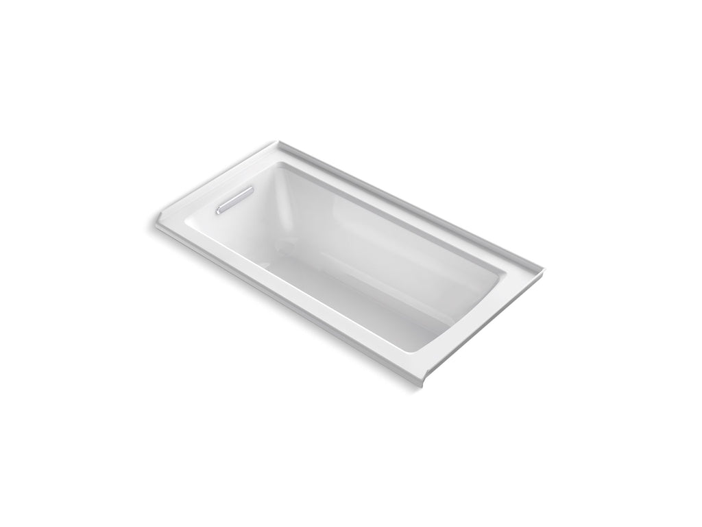 Archer® 60" X 30" Alcove Bath With Bask® Heated Surface, Left Drain