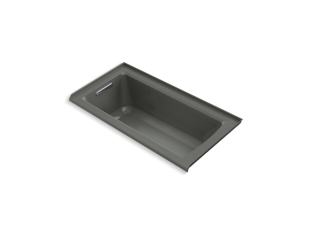 Archer® 60" X 30" Alcove Bath With Bask® Heated Surface, Left Drain