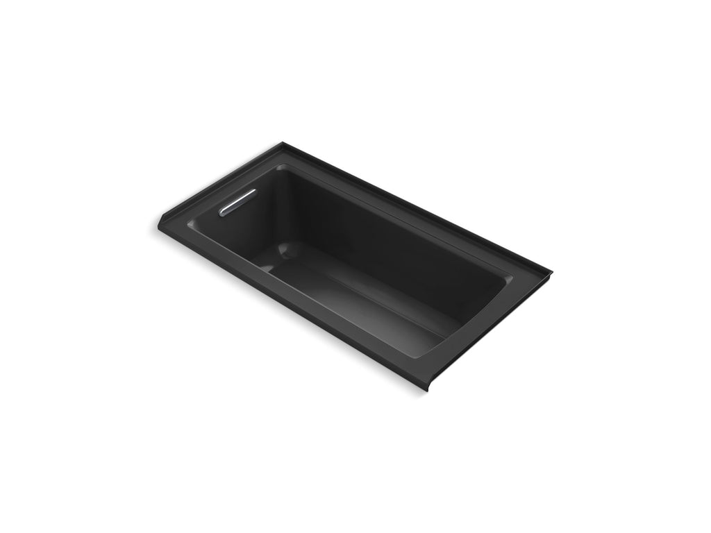Archer® 60" X 30" Alcove Bath With Bask® Heated Surface, Left Drain