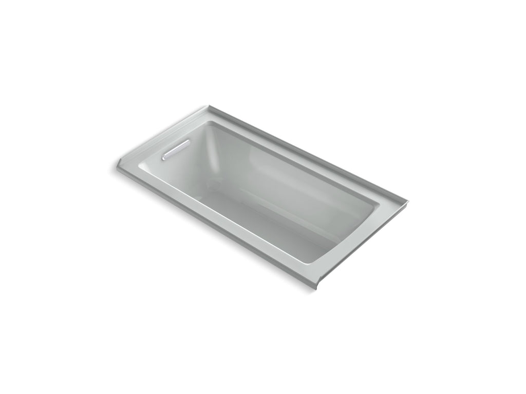 Archer® 60" X 30" Alcove Bath With Bask® Heated Surface, Left Drain