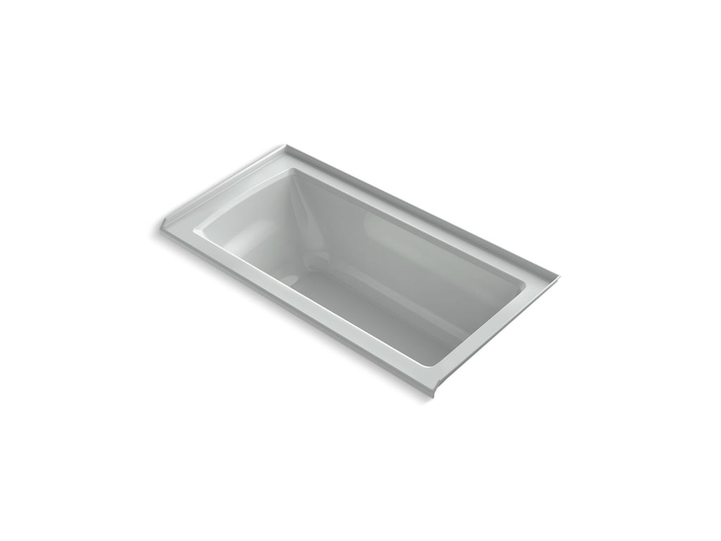 Archer® 60" X 30" Alcove Bath With Bask® Heated Surface, Right Drain