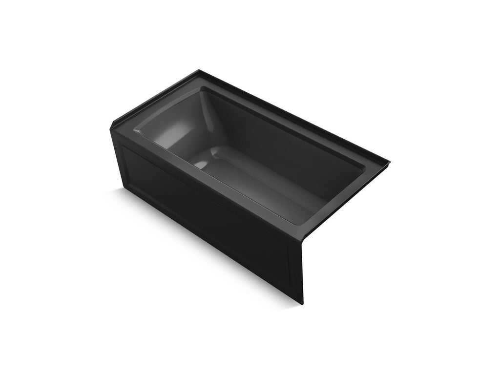 Archer® 60" X 30" Alcove Bath With Bask® Heated Surface, Right Drain