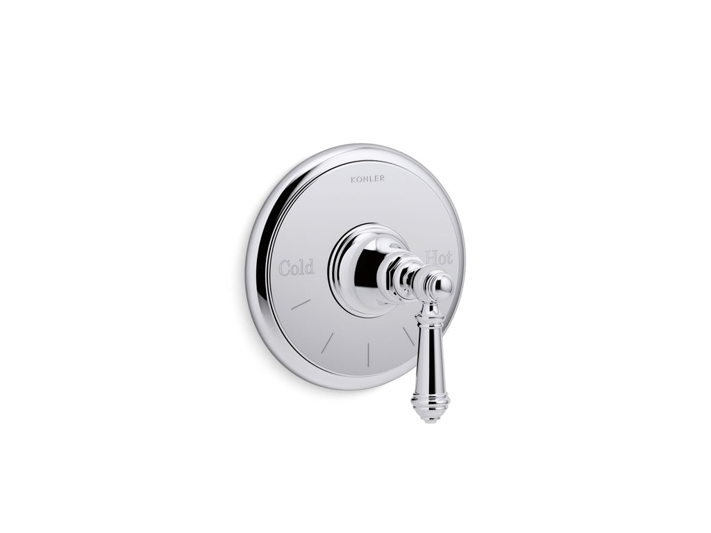 Artifacts® Mastershower® Temperature Control Valve Trim With Lever Handle