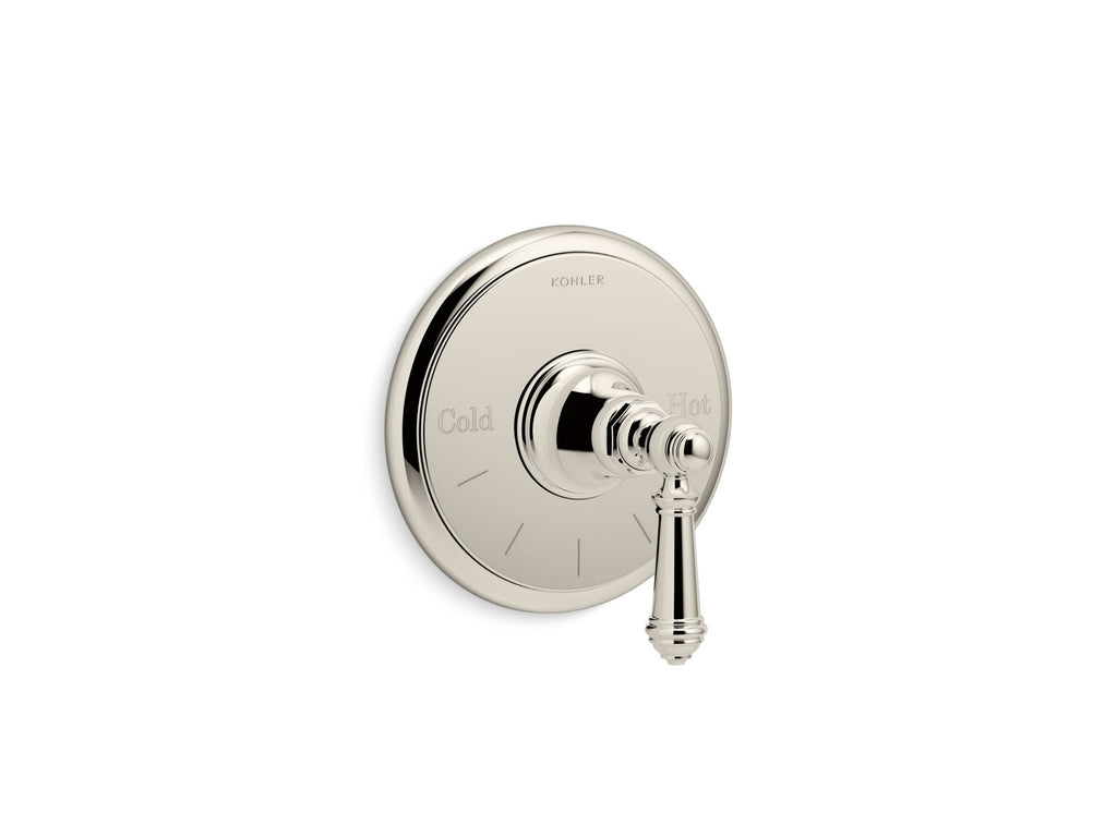 Artifacts® Mastershower® Temperature Control Valve Trim With Lever Handle