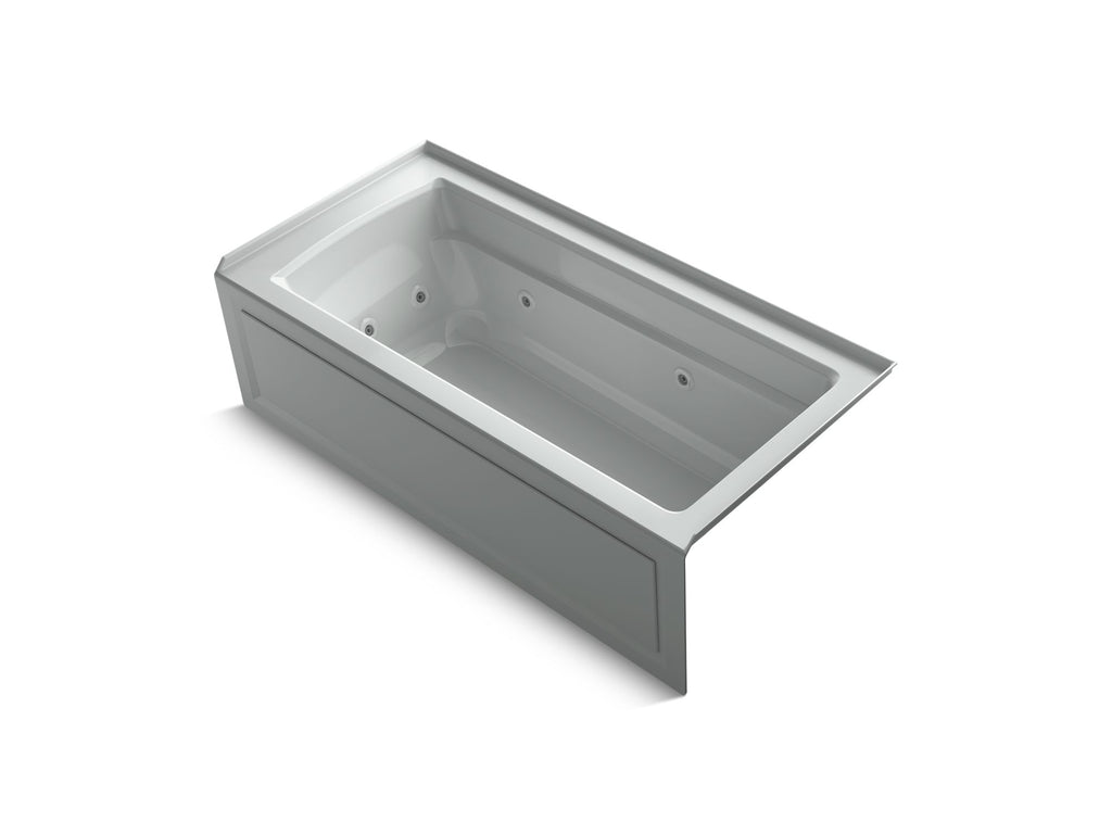 Archer® 66" X 32" Alcove Whirlpool Bath With Bask® Heated Surface, Right Drain