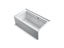 Archer® 60" X 32" Alcove Whirlpool Bath With Bask® Heated Surface, Right Drain