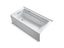 Archer® 72" X 36" Alcove Whirlpool Bath With Bask® Heated Surface, Left Drain