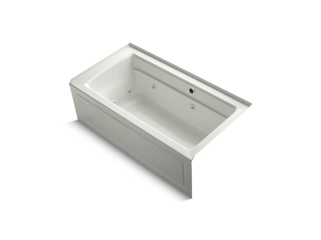 Archer® 60" X 32" Alcove Whirlpool Bath With Bask® Heated Surface, Right Drain