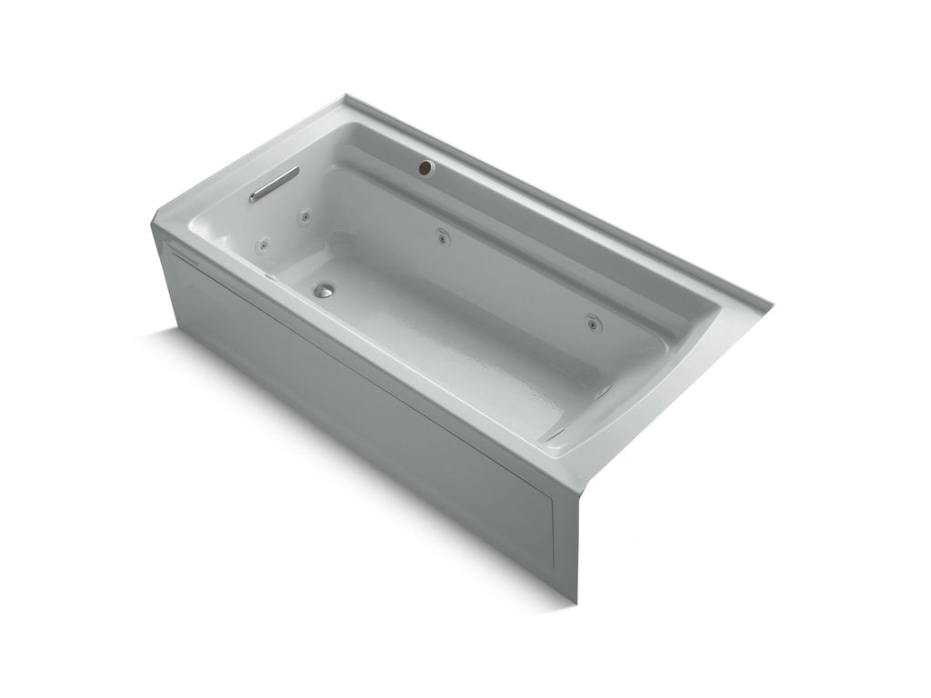 Archer® 72" X 36" Alcove Whirlpool Bath With Bask® Heated Surface, Left Drain
