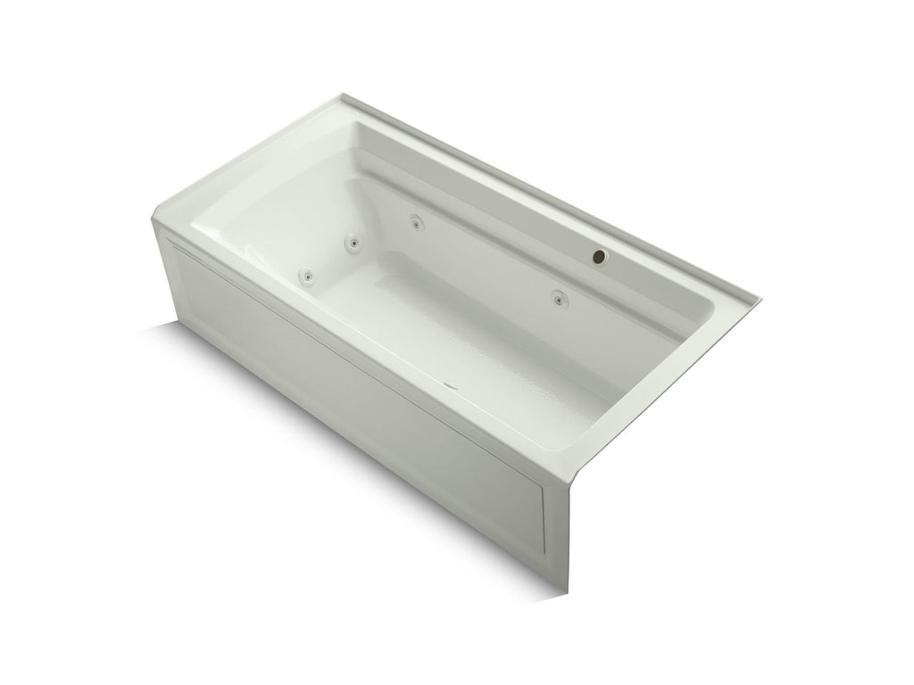 Archer® 72" X 36" Alcove Whirlpool Bath With Bask® Heated Surface, Right Drain