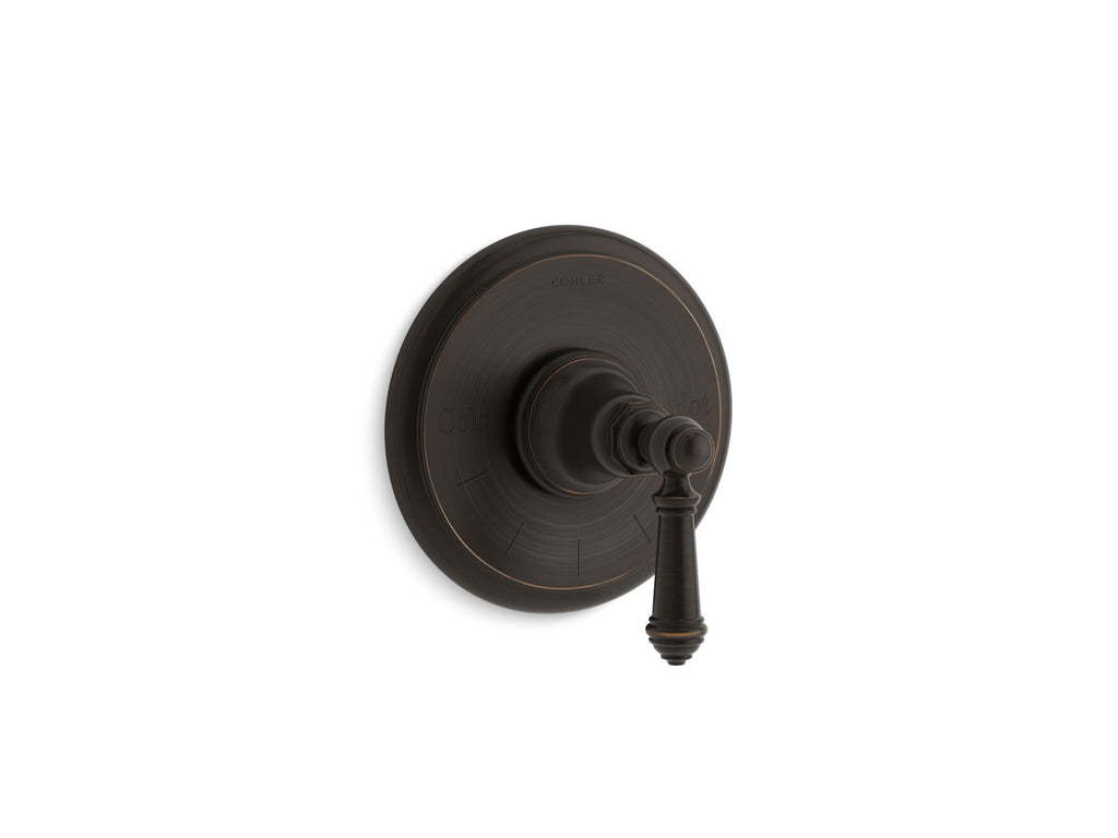Artifacts® Mastershower® Temperature Control Valve Trim With Lever Handle