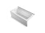 Archer® 60" X 30" Integral Apron Heated Bubblemassage™ Air Bath With Bask® Heated Surface And Left-Hand Drain