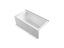 Archer® 60" X 30" Alcove Heated Bubblemassage™ Air Bath With Bask® Heated Surface, Right Drain