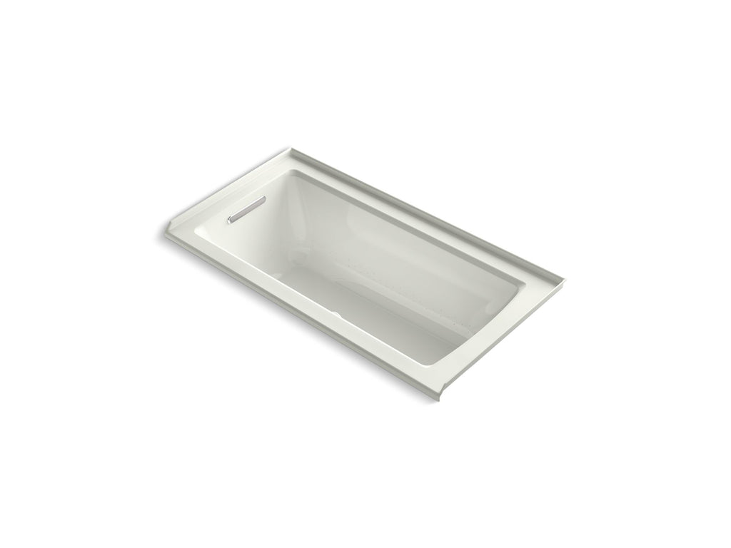 Archer® 60" X 30" Alcove Heated Bubblemassage™ Air Bath, Left Drain