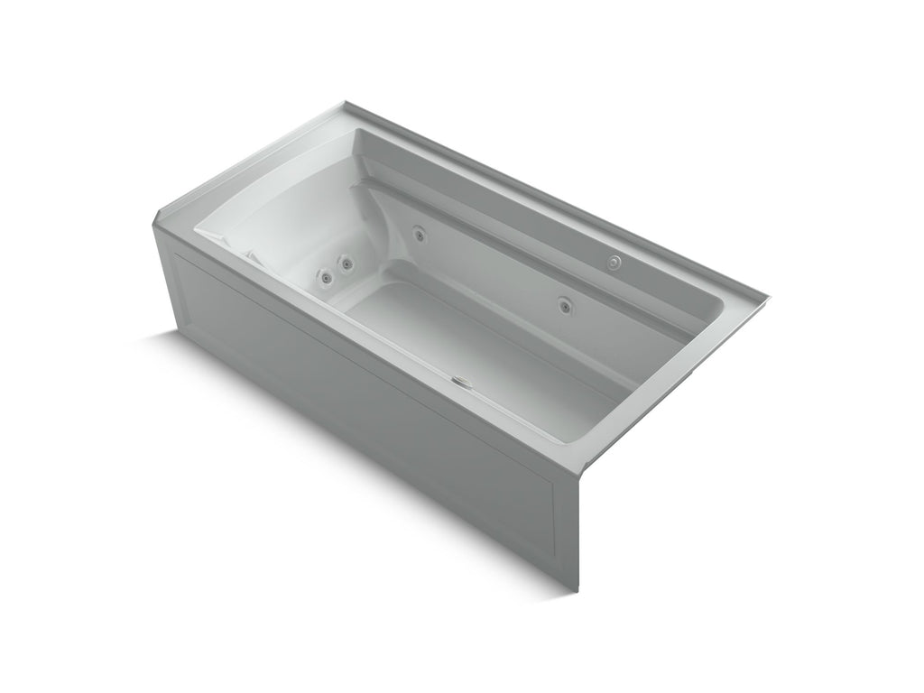 Archer® 72" X 36" Alcove Heated Bubblemassage™ Air Bath And Whirlpool, Right Drain