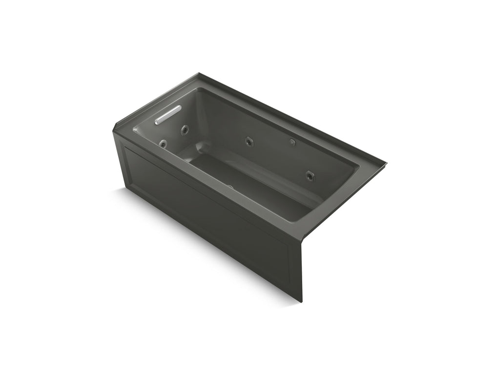 Archer® 60" X 30" Alcove Heated Bubblemassage™ Air Bath And Whirlpool, Left Drain
