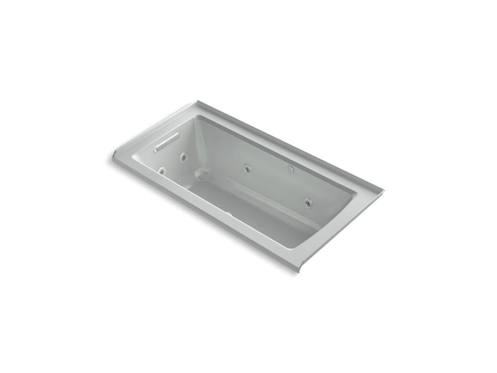 Archer® 60" X 30" Alcove Heated Bubblemassage™ Air Bath And Whirlpool, Left Drain