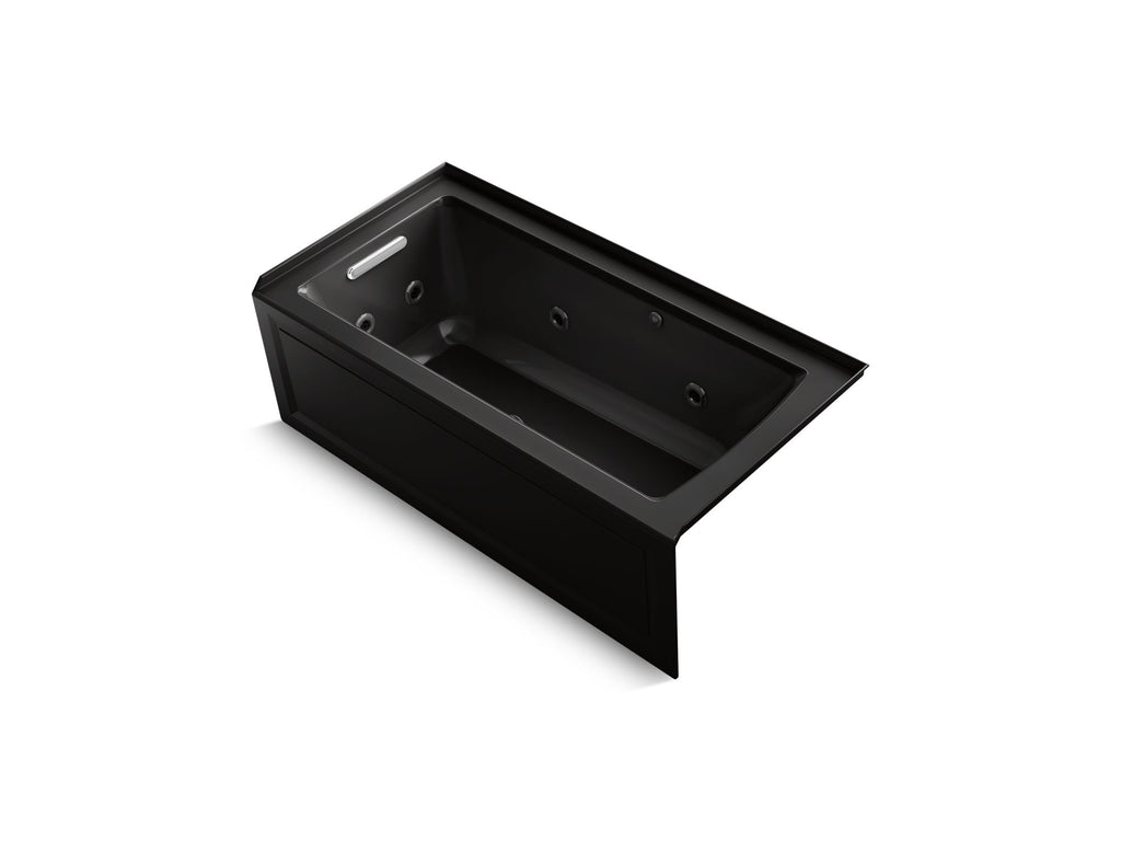 Archer® 60" X 30" Alcove Heated Bubblemassage™ Air Bath And Whirlpool, Left Drain