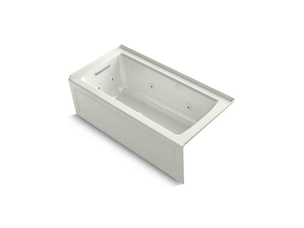Archer® 60" X 30" Alcove Heated Bubblemassage™ Air Bath And Whirlpool, Left Drain