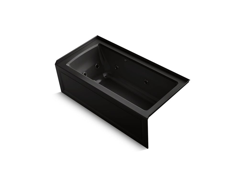 Archer® 60" X 30" Alcove Heated Bubblemassage™ Air Bath And Whirlpool, Right Drain