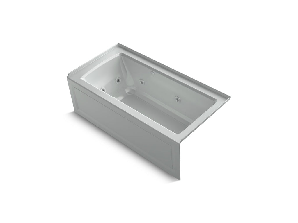 Archer® 60" X 30" Alcove Heated Bubblemassage™ Air Bath And Whirlpool, Right Drain