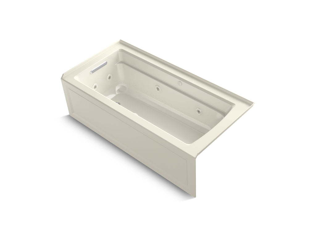 Archer® 66" X 32" Alcove Heated Bubblemassage™ Air Bath And Whirlpool, Left Drain