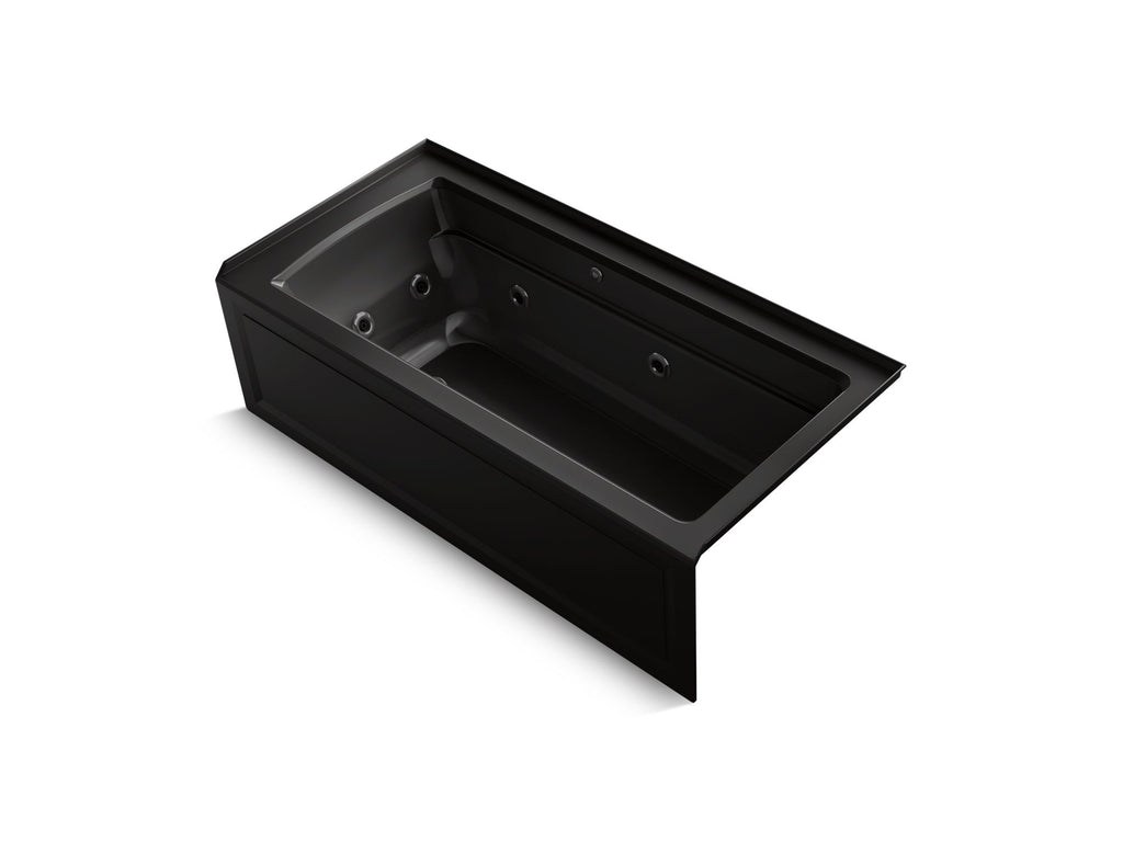 Archer® 66" X 32" Alcove Heated Bubblemassage™ Air Bath And Whirlpool, Right Drain