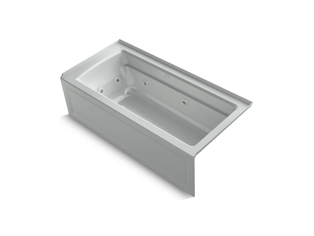 Archer® 66" X 32" Alcove Heated Bubblemassage™ Air Bath And Whirlpool, Right Drain