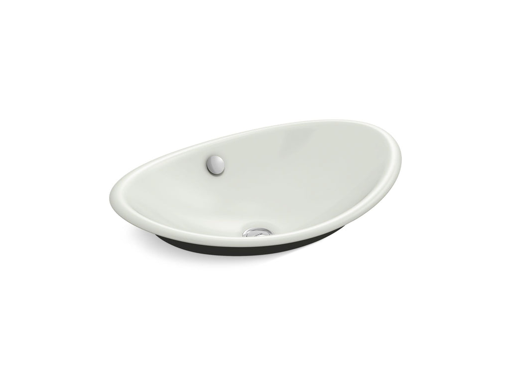 Iron Plains® 20-3/4" Oval Vessel Bathroom Sink