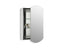Archer® 20" W X 31" H Aluminum Single-Door Medicine Cabinet, Beveled Edges