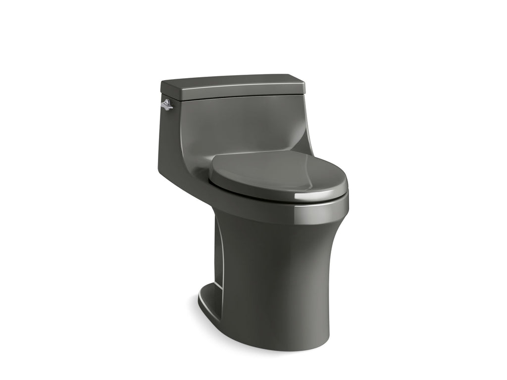 San Souci® One-Piece Compact Elongated Toilet With Concealed Trapway, 1.28 Gpf