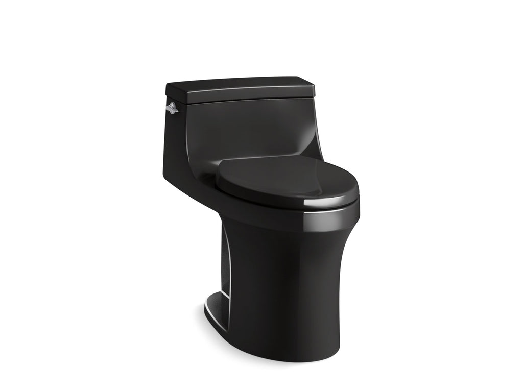 San Souci® One-Piece Compact Elongated Toilet With Concealed Trapway, 1.28 Gpf