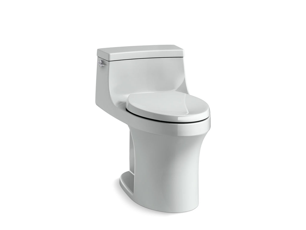 San Souci® One-Piece Compact Elongated Toilet With Concealed Trapway, 1.28 Gpf