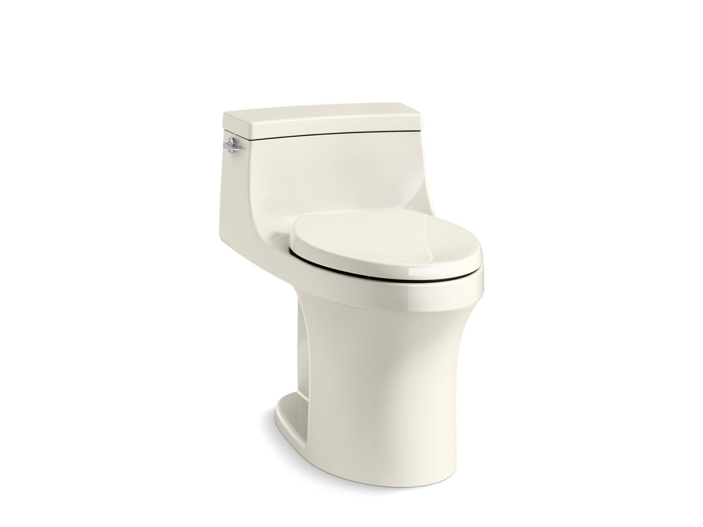 San Souci® One-Piece Compact Elongated Toilet With Concealed Trapway, 1.28 Gpf