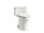 San Souci® One-Piece Compact Elongated Toilet With Concealed Trapway, 1.28 Gpf